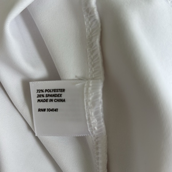 Lady Hagen Pleated White Golf Skort W/Shorts Size XS Hip Pockets Stretch - Picture 5 of 5